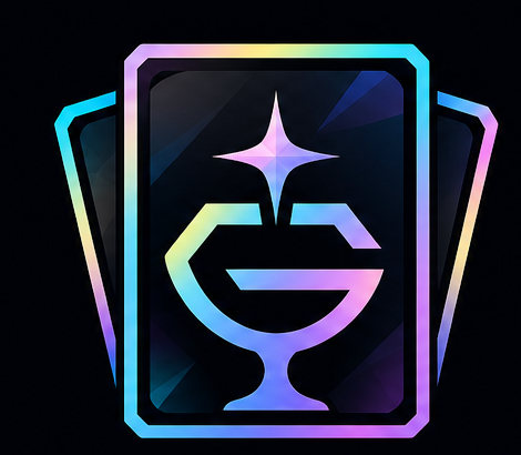 Holo-Grail prismatic card emblem